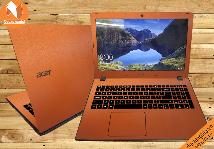 Aluminum dán laptop Acer Aspire E15 giữ nguyên màu zin vỏ máy Aluminum dán laptop Acer Aspire E15 giữ nguyên màu zin vỏ máy