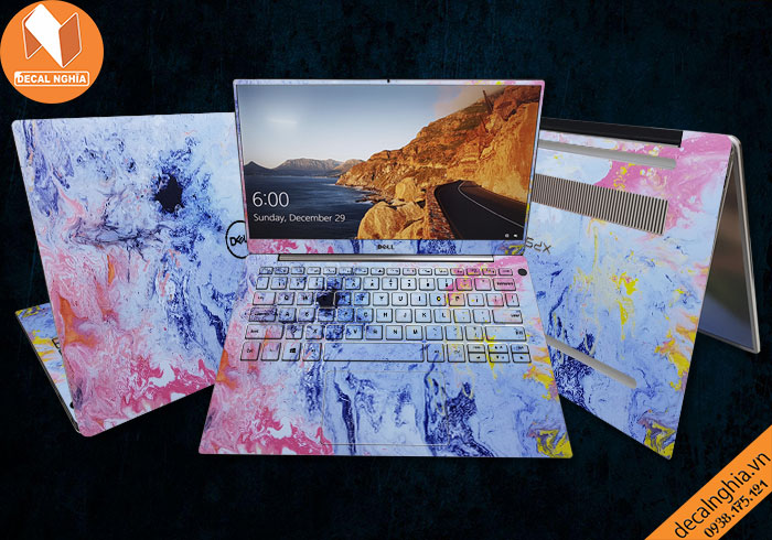 Aluminum skin dán laptop Dell XPS 13 7390 được in với công nghệ Lazer Aluminum skin dán laptop Dell XPS 13 7390 được in với công nghệ Lazer