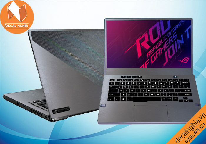 Decal laptop Asus Zephyrus GA401  giữ nét nguyên bản Decal laptop Asus Zephyrus GA401  giữ nét nguyên bản
