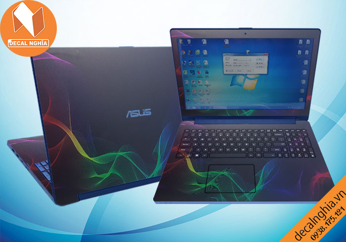 Aluminum skin dán laptop Asus TP550 được in với công nghệ Lazer Aluminum skin dán laptop Asus TP550 được in với công nghệ Lazer