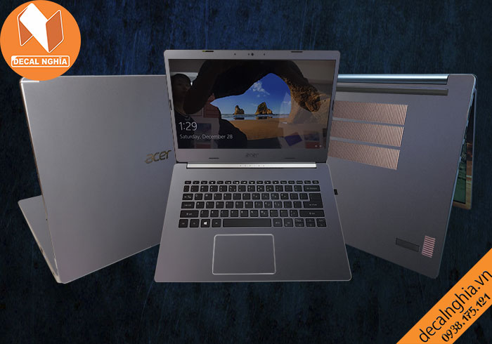 Aluminum dán laptop Acer Aspire 5 A514 giữ nguyên màu zin vỏ máy Aluminum dán laptop Acer Aspire 5 A514 giữ nguyên màu zin vỏ máy