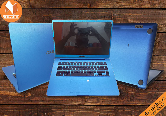 Aluminum dán laptop Asus Vivobook S510 giữ nguyên màu zin vỏ máy Aluminum dán laptop Asus Vivobook S510 giữ nguyên màu zin vỏ máy