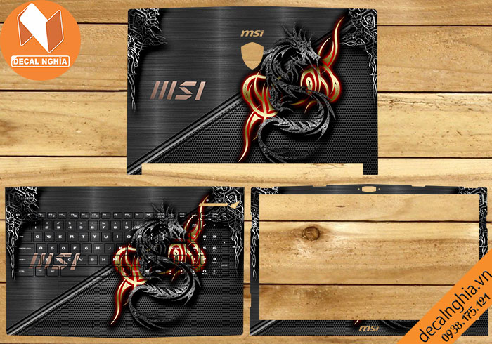 Chi tiết gói dán skin laptop MSI GL63 Chi tiết gói dán skin laptop MSI GL63