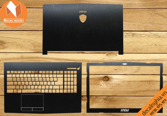 Chi tiết gói dán laptop MSI GL63 Chi tiết gói dán laptop MSI GL63