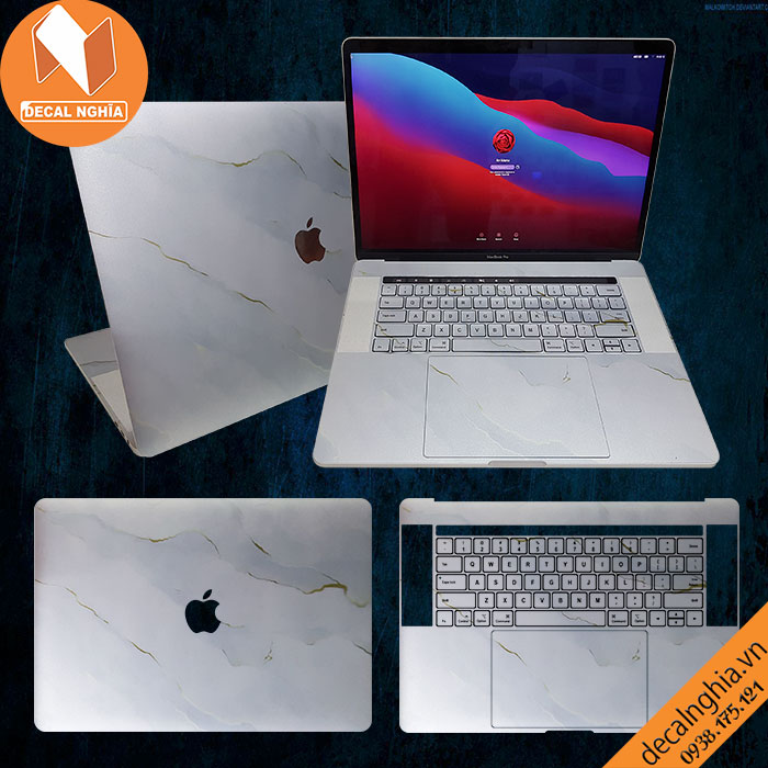 Aluminum skin dán Macbook Pro 2019 16 inch
