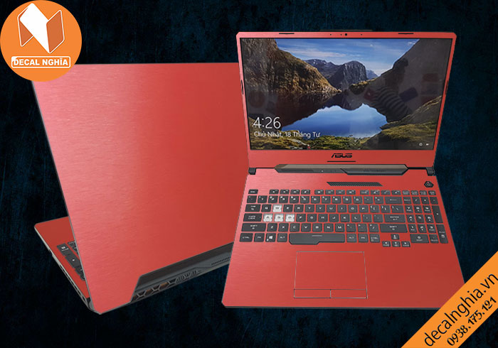 Decal laptop Asus TUF A17 FA706L giữ nét nguyên bản Decal laptop Asus TUF A17 FA706L giữ nét nguyên bản