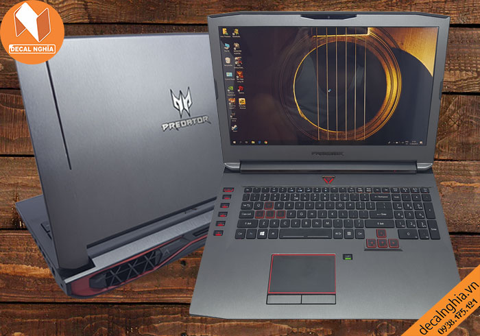 Decal laptop Acer Predator 17X giữ nét nguyên bản Decal laptop Acer Predator 17X giữ nét nguyên bản