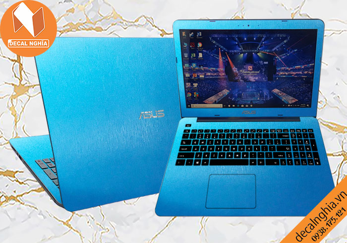 Aluminum dán laptop Asus A556 giữ nguyên màu zin vỏ máy Aluminum dán laptop Asus A556 giữ nguyên màu zin vỏ máy
