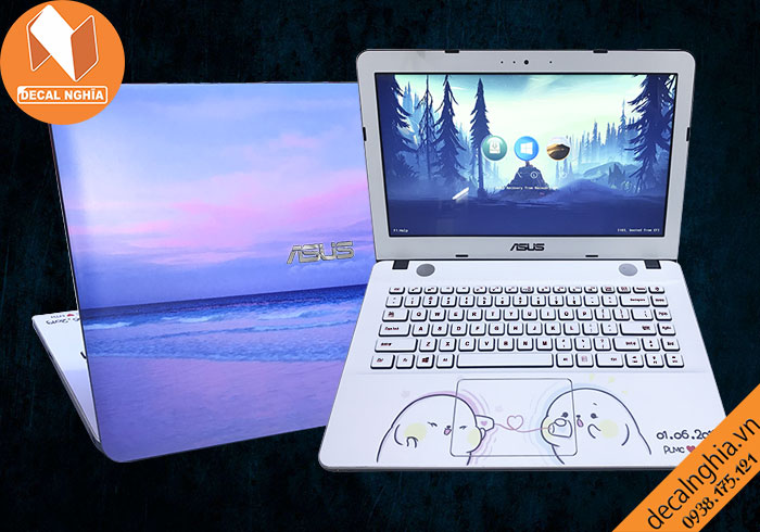 Skin dán laptop Asus A441 được fit chuẩn, dễ vệ sinh Skin dán laptop Asus A441 được fit chuẩn, dễ vệ sinh