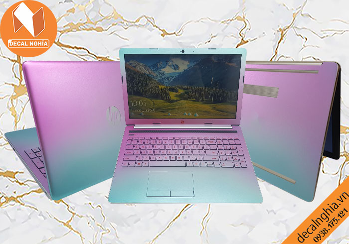 Aluminum skin dán laptop HP 15s được in với công nghệ Lazer Aluminum skin dán laptop HP 15s được in với công nghệ Lazer