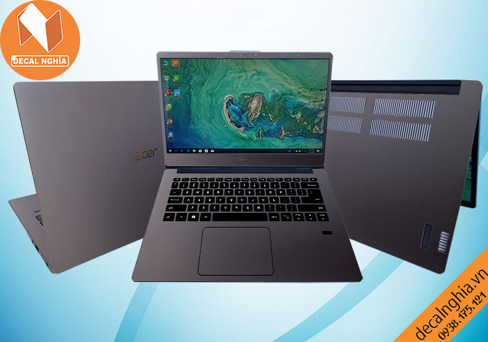 Aluminum dán laptop Acer Swift 3 SF314 giữ nguyên màu zin vỏ máy Aluminum dán laptop Acer Swift 3 SF314 giữ nguyên màu zin vỏ máy