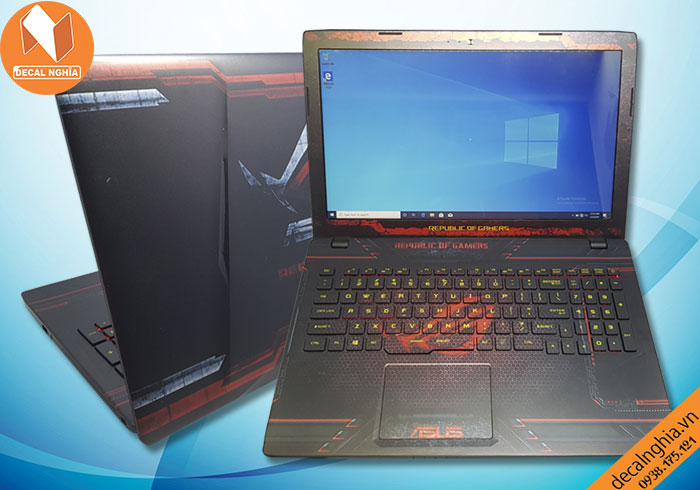 Aluminum skin dán laptop Asus Rog GL553VD mang đậm dấu ấn cá nhân Aluminum skin dán laptop Asus Rog GL553VD mang đậm dấu ấn cá nhân