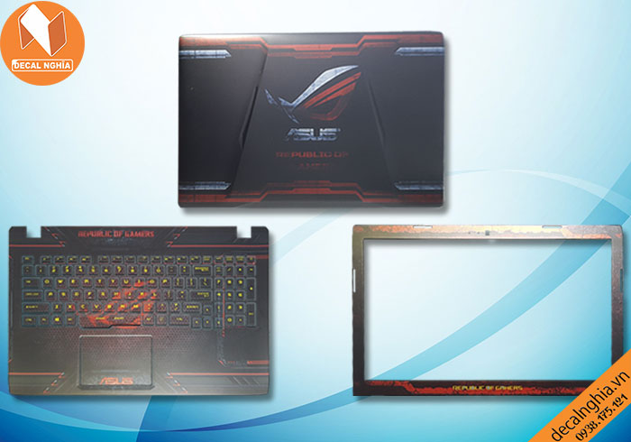 Chi tiết gói dán skin laptop Asus Rog GL553VD Chi tiết gói dán skin laptop Asus Rog GL553VD