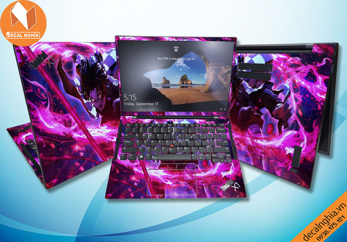 Aluminum skin dán laptop Lenovo ThinkPad X1 Carbon Gen 9 được in với công nghệ Lazer Aluminum skin dán laptop Lenovo ThinkPad X1 Carbon Gen 9 được in với công nghệ Lazer