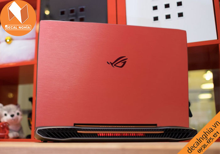 Decal dán laptop Asus G752V hạn chế dấu vân tay khi sử dụng Decal dán laptop Asus G752V hạn chế dấu vân tay khi sử dụng