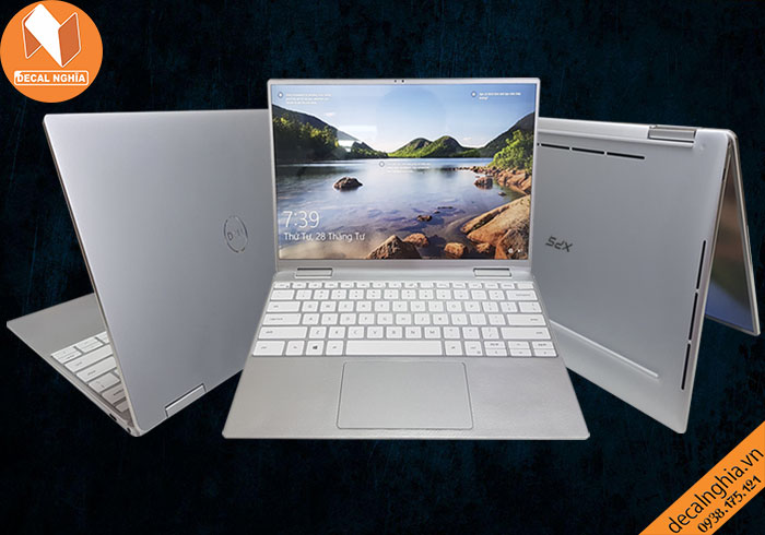 Aluminum dán laptop Dell XPS 13 7390 2in1 giữ nguyên màu zin vỏ máy Aluminum dán laptop Dell XPS 13 7390 2in1 giữ nguyên màu zin vỏ máy