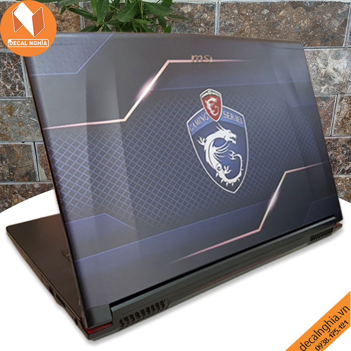 Aluminum skin dán laptop MSI GE62