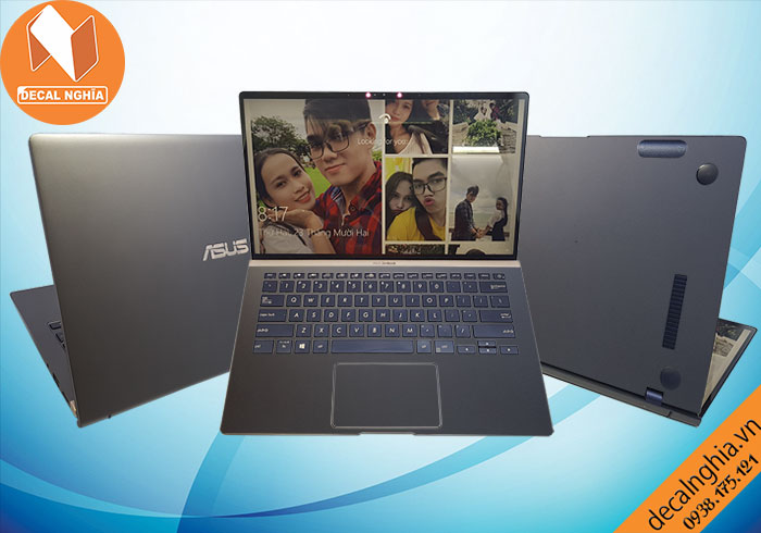 Aluminum dán laptop Asus Zenbook UX434 giữ nguyên màu zin vỏ máy Aluminum dán laptop Asus Zenbook UX434 giữ nguyên màu zin vỏ máy