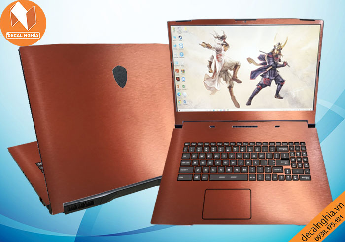 Aluminum dán laptop MSI GF 76 KATANA giữ nguyên màu zin vỏ máy Aluminum dán laptop MSI GF 76 KATANA giữ nguyên màu zin vỏ máy