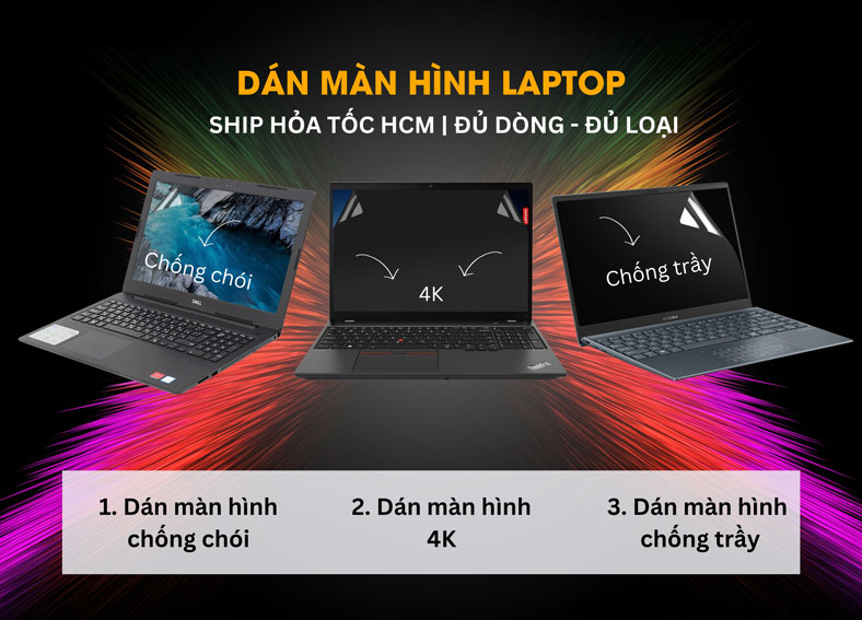 Miếng dán màn hình laptop chất lượng không làm ảnh hưởng hiển thị màn hình Miếng dán màn hình laptop chất lượng không làm ảnh hưởng hiển thị màn hình