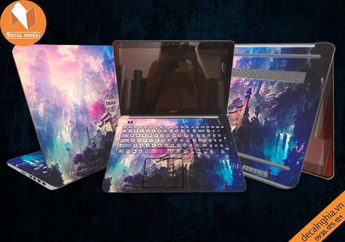 Aluminum skin dán laptop Dell Inspiron 15 7537 được in với công nghệ Lazer Aluminum skin dán laptop Dell Inspiron 15 7537 được in với công nghệ Lazer
