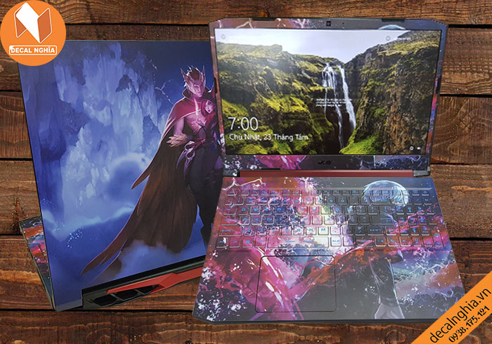 Aluminum skin dán laptop Acer Nitro 7 AN715-51 mang đậm dấu ấn cá nhân Aluminum skin dán laptop Acer Nitro 7 AN715-51 mang đậm dấu ấn cá nhân