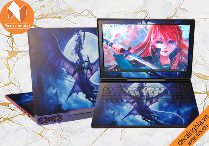 Aluminum skin dán laptop Dell Inspiron 15 7566 được in với công nghệ Lazer Aluminum skin dán laptop Dell Inspiron 15 7566 được in với công nghệ Lazer