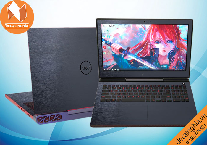 Aluminum dán laptop Dell Inspiron 15 7566 giữ nguyên màu zin vỏ máy Aluminum dán laptop Dell Inspiron 15 7566 giữ nguyên màu zin vỏ máy