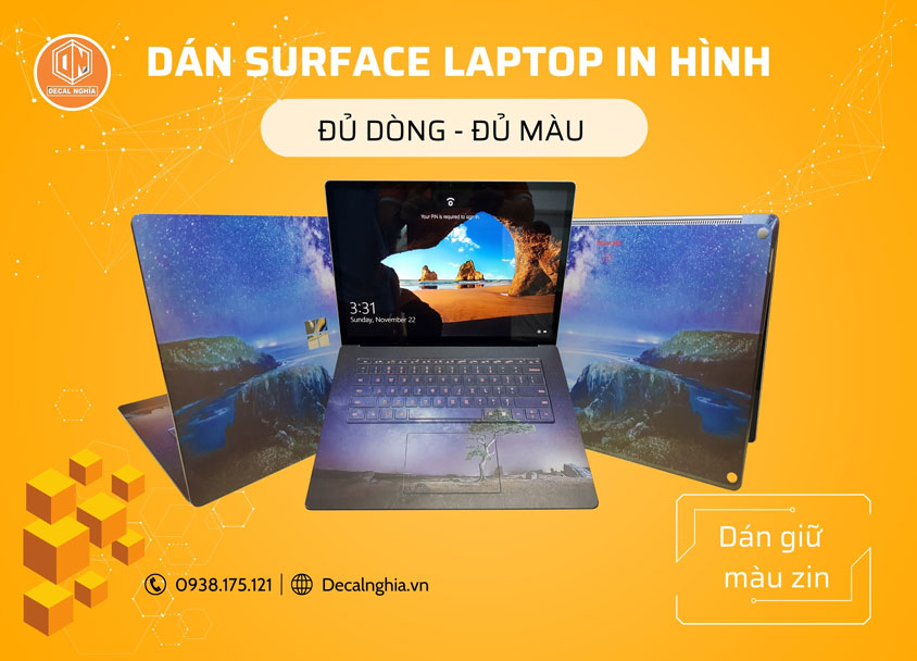 dán surface laptop