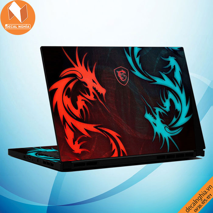Aluminum skin dán laptop MSI GS66