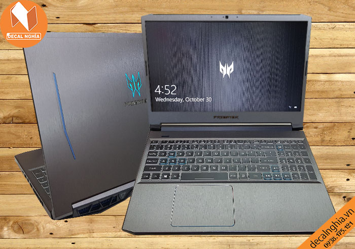 Decal laptop Acer Predator Helios 300 PH315-52 2020 giữ nét nguyên bản Decal laptop Acer Predator Helios 300 PH315-52 2020 giữ nét nguyên bản