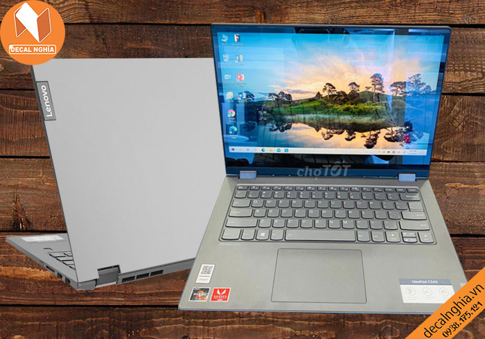Aluminum dán laptop Lenovo Ideapad C340 giữ nguyên màu zin vỏ máy Aluminum dán laptop Lenovo Ideapad C340 giữ nguyên màu zin vỏ máy
