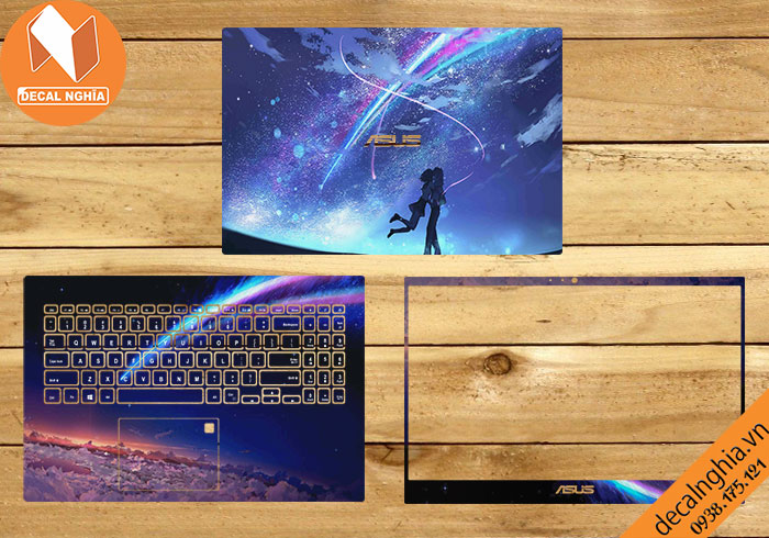 Chi tiết gói dán skin laptop Asus F571G Chi tiết gói dán skin laptop Asus F571G