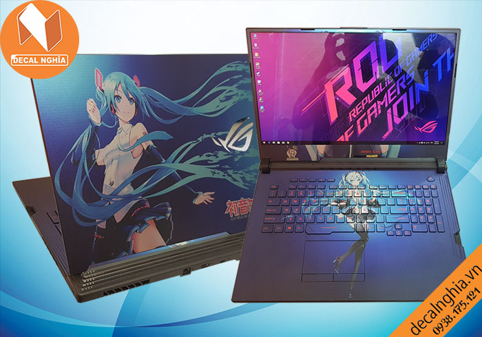 Aluminum skin dán laptop Asus ROG Strix G731G mang đậm dấu ấn cá nhân Aluminum skin dán laptop Asus ROG Strix G731G mang đậm dấu ấn cá nhân