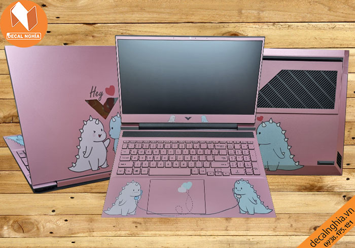 Aluminum skin dán laptop HP Victus 16 được in với công nghệ Lazer Aluminum skin dán laptop HP Victus 16 được in với công nghệ Lazer