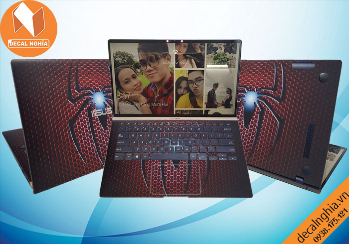 Aluminum skin dán laptop Asus Zenbook UX434 được in với công nghệ Lazer Aluminum skin dán laptop Asus Zenbook UX434 được in với công nghệ Lazer