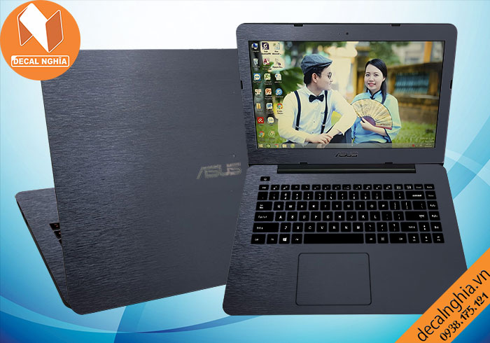 Aluminum dán laptop Asus K455 giữ nguyên màu zin vỏ máy Aluminum dán laptop Asus K455 giữ nguyên màu zin vỏ máy