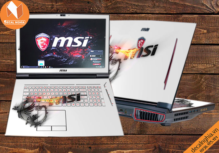 Aluminum skin dán laptop msi gt73 titan pro mang đậm dấu ấn cá nhân Aluminum skin dán laptop msi gt73 titan pro mang đậm dấu ấn cá nhân