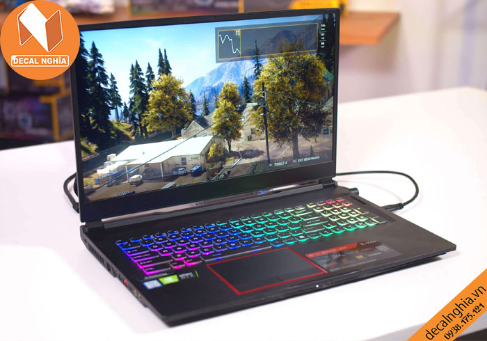 Decal dán laptop Msi Ge75 Raider hạn chế dấu vân tay khi sử dụng Decal dán laptop Msi Ge75 Raider hạn chế dấu vân tay khi sử dụng