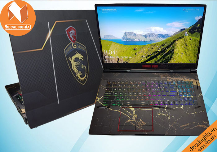 Aluminum skin dán laptop msi ge75 raider mang đậm dấu ấn cá nhân Aluminum skin dán laptop msi ge75 raider mang đậm dấu ấn cá nhân