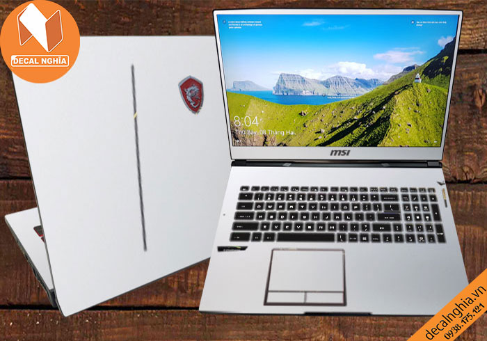 Decal laptop msi ge75 raider giữ nét nguyên bản Decal laptop msi ge75 raider giữ nét nguyên bản