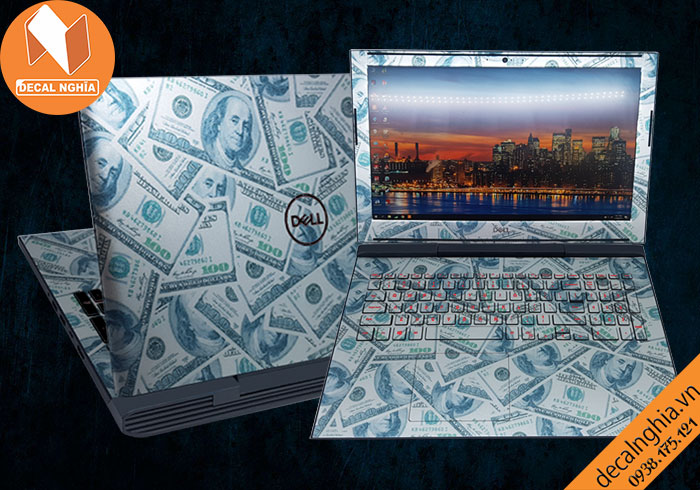 Aluminum skin dán laptop Dell Inspiron 15 7577 được in với công nghệ Lazer Aluminum skin dán laptop Dell Inspiron 15 7577 được in với công nghệ Lazer