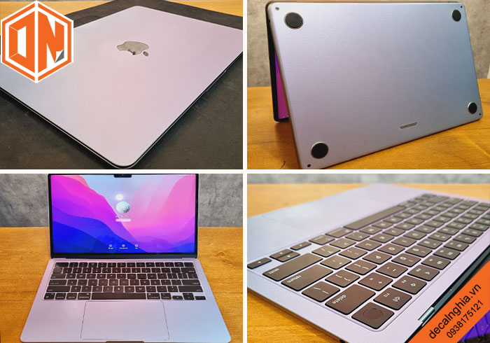Aluminum Skin dán Macbook Pro M2 giống màu vỏ máy 98%, dán như không dán Aluminum Skin dán Macbook Pro M2 giống màu vỏ máy 98%, dán như không dán