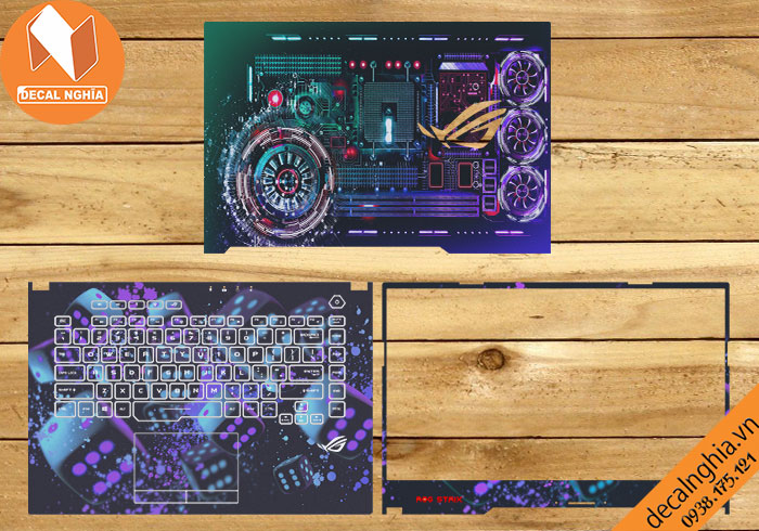 Chi tiết gói dán skin laptop Asus ROG Strix G531G Chi tiết gói dán skin laptop Asus ROG Strix G531G