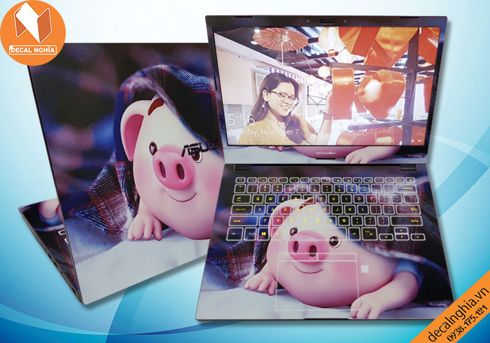 Aluminum skin dán laptop Asus P2451 được in với công nghệ Lazer Aluminum skin dán laptop Asus P2451 được in với công nghệ Lazer