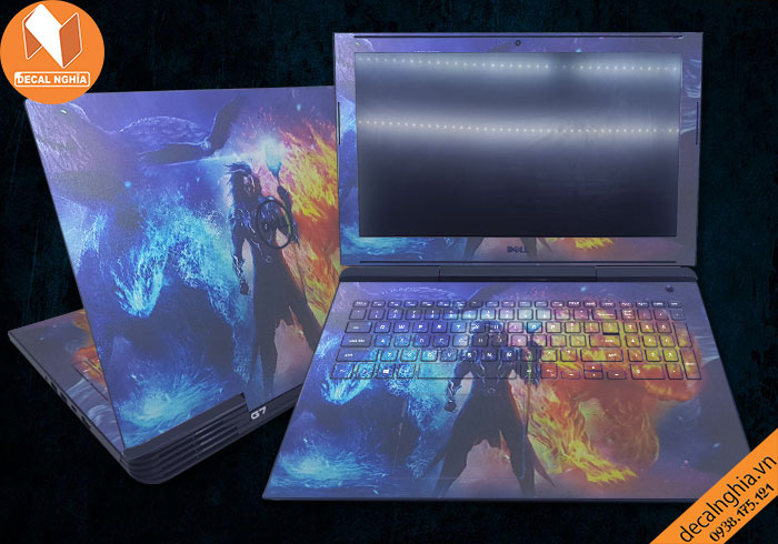 Aluminum skin dán laptop Dell G7 7588 mang đậm dấu ấn cá nhân Aluminum skin dán laptop Dell G7 7588 mang đậm dấu ấn cá nhân