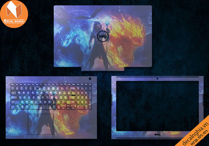 Chi tiết gói dán skin laptop Dell G7 7588 Chi tiết gói dán skin laptop Dell G7 7588