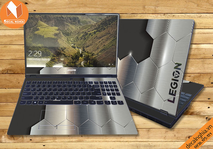 Aluminum skin dán laptop Lenovo Legion Y530 được in với công nghệ Lazer Aluminum skin dán laptop Lenovo Legion Y530 được in với công nghệ Lazer
