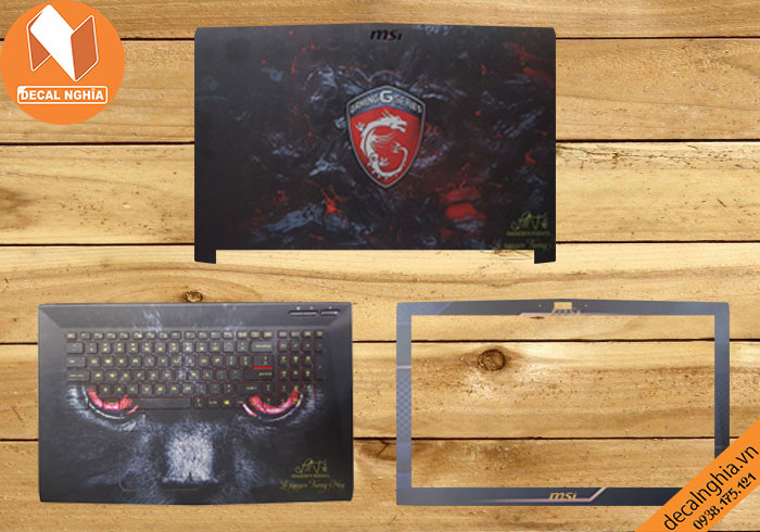 Chi tiết gói dán skin laptop msi gp62 Chi tiết gói dán skin laptop msi gp62