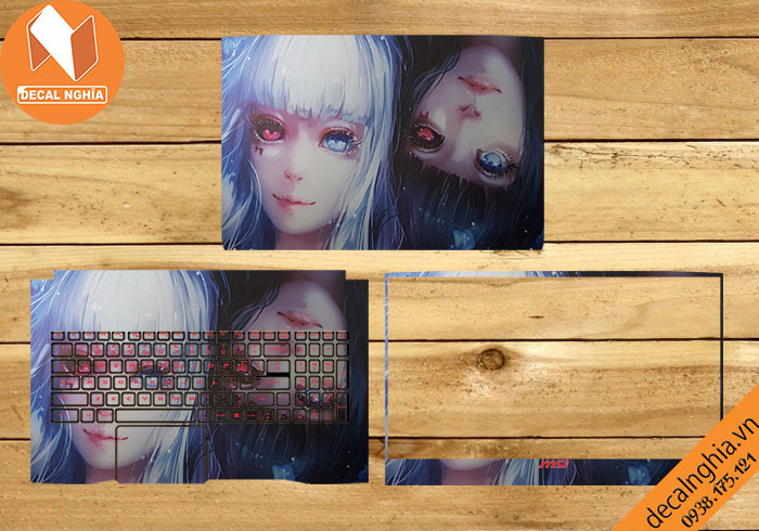 Chi tiết gói dán skin laptop MSI GF75 Chi tiết gói dán skin laptop MSI GF75